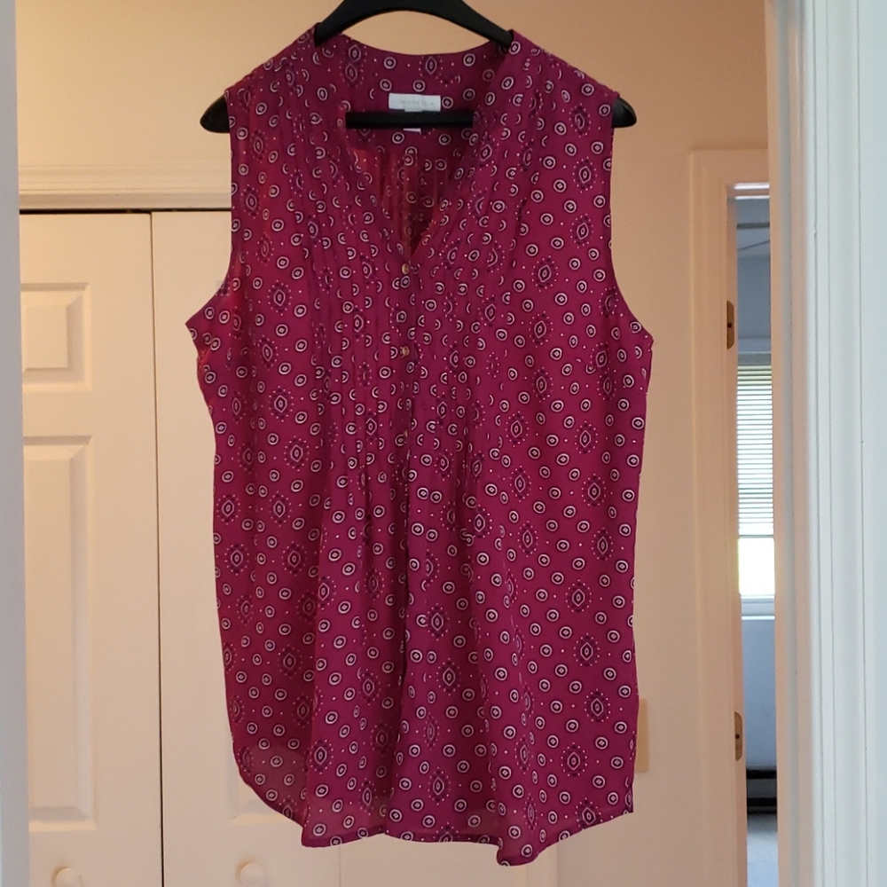 Charter Club sleeveless blouse